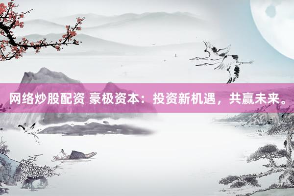网络炒股配资 豪极资本：投资新机遇，共赢未来。