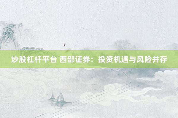 炒股杠杆平台 西部证券：投资机遇与风险并存