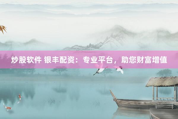 炒股软件 银丰配资：专业平台，助您财富增值
