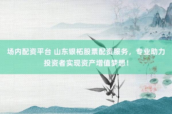 场内配资平台 山东银柘股票配资服务，专业助力投资者实现资产增值梦想！