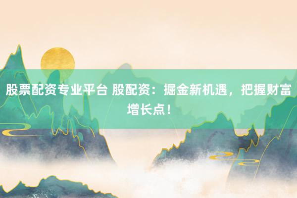 股票配资专业平台 股配资：掘金新机遇，把握财富增长点！